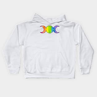 Triple Moon Pride Kids Hoodie